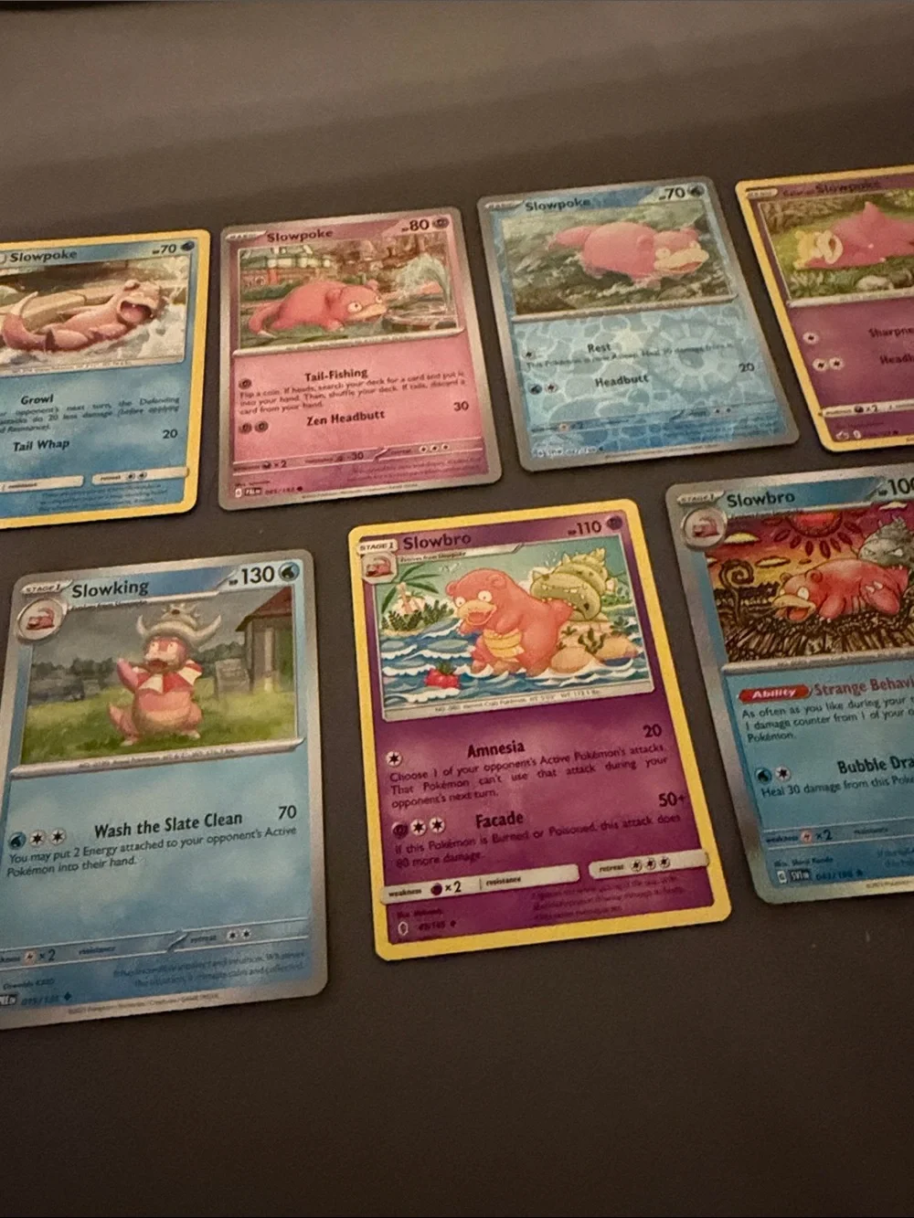 Pokemon Slowpoke And Slowking Cards - Pokemon TCG cards